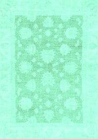 Oriental Turquoise Traditional Rug, abs2879turq