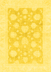 Oriental Yellow Traditional Rug, abs2879yw