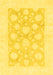 Oriental Yellow Traditional Rug, abs2879yw