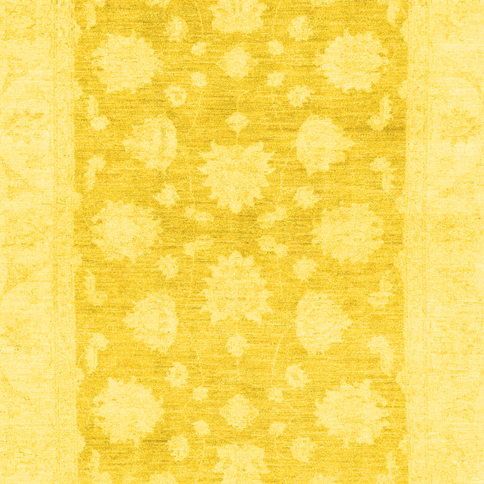 Oriental Yellow Traditional Rug, abs2879yw