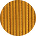 Round Machine Washable Oriental Yellow Modern Rug, wshabs287yw