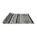 Sideview of Abstract Gray Modern Rug, abs2880gry