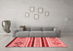 Modern Red Washable Rugs