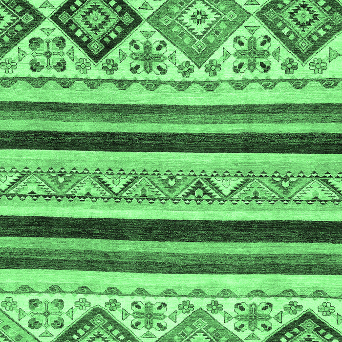 Machine Washable Abstract Emerald Green Modern Area Rugs, wshabs2880emgrn