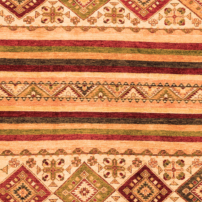 Machine Washable Abstract Orange Modern Area Rugs, wshabs2880org