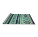 Sideview of Machine Washable Abstract Light Blue Modern Rug, wshabs2880lblu