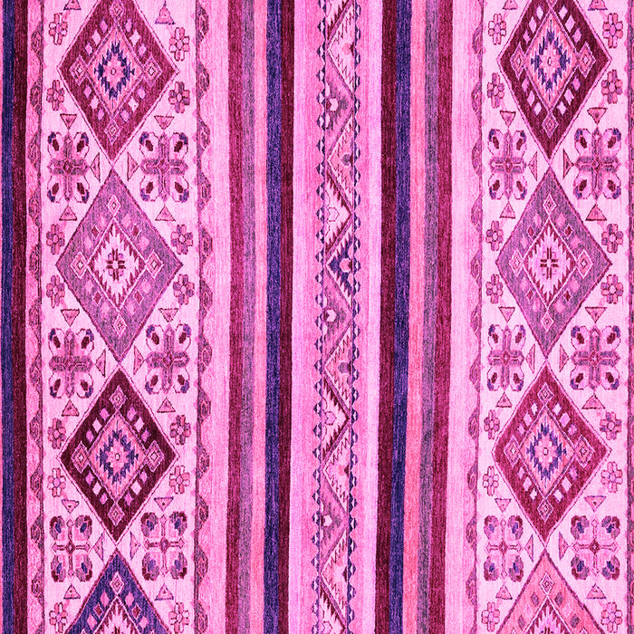 Square Abstract Pink Modern Rug, abs2880pnk
