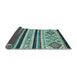 Sideview of Abstract Light Blue Modern Rug, abs2880lblu