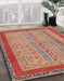 Machine Washable Abstract Brown Sugar Brown Rug in a Family Room, wshabs2881