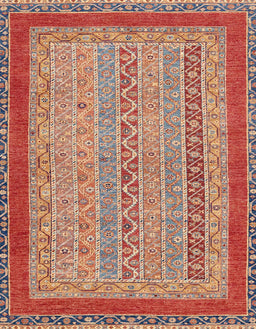 Abstract Brown Modern Rug, abs2881