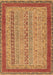 Machine Washable Abstract Brown Modern Rug, wshabs2881brn