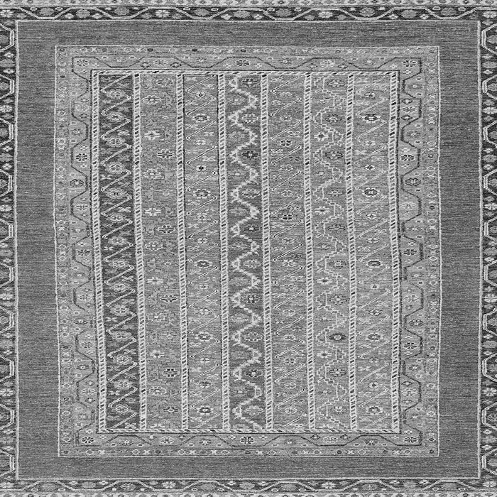 Square Machine Washable Abstract Gray Modern Rug, wshabs2881gry