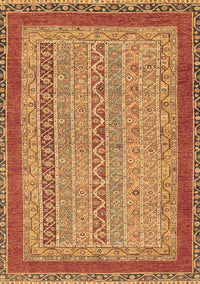 Abstract Brown Modern Rug, abs2881brn