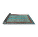 Sideview of Abstract Light Blue Modern Rug, abs2881lblu