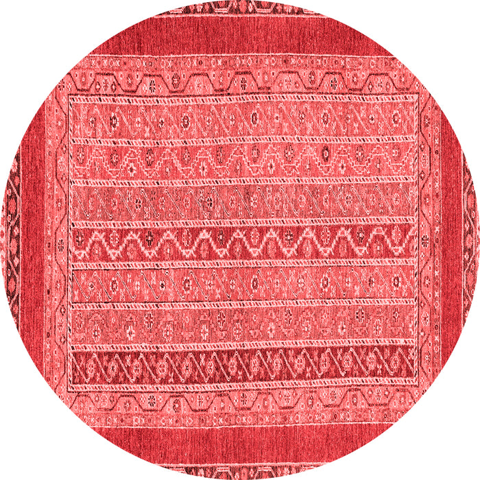 Abstract Red Modern Rug, abs2881red