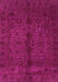 Machine Washable Abstract Pink Modern Rug, wshabs2882pnk