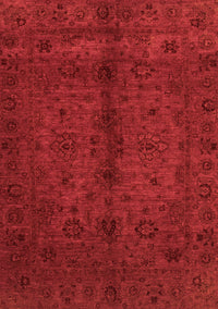 Abstract Orange Modern Rug, abs2882org