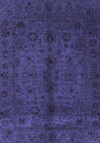 Abstract Blue Modern Rug, abs2882blu