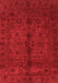 Abstract Red Modern Area Rugs