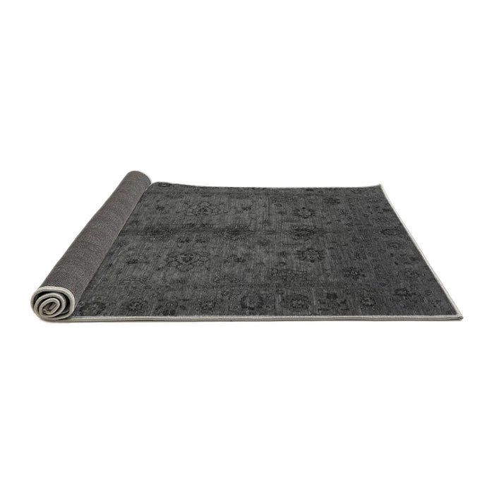 Sideview of Abstract Gray Modern Rug, abs2882gry