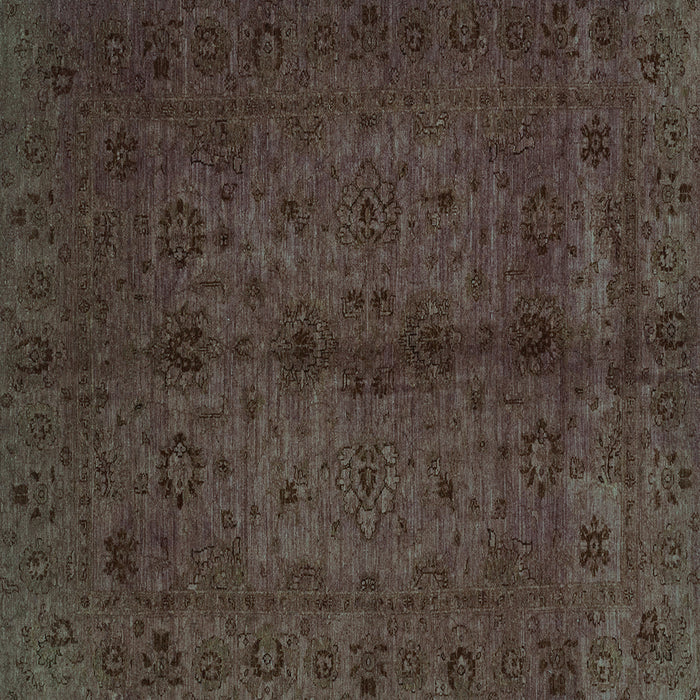 Square Machine Washable Abstract Turquoise Modern Area Rugs, wshabs2882turq