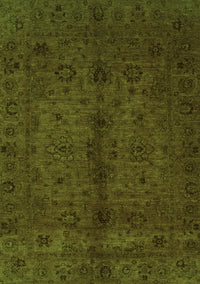 Abstract Green Modern Rug, abs2882grn