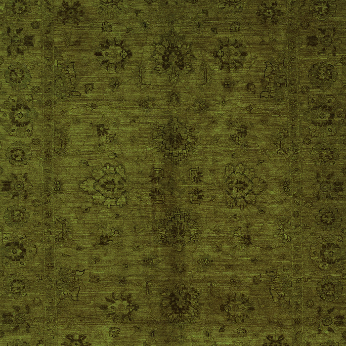 Abstract Green Modern Rug, abs2882grn