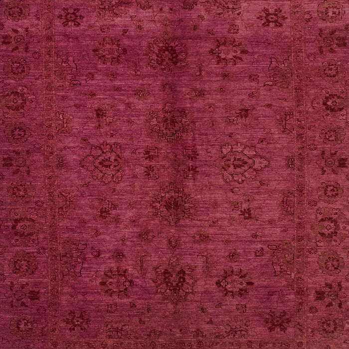 Machine Washable Abstract Red Rug, wshabs2882