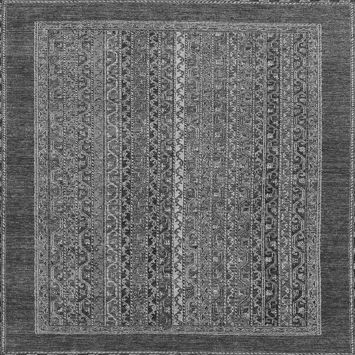 Square Abstract Gray Modern Rug, abs2883gry