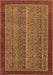 Abstract Brown Modern Rug, abs2883brn