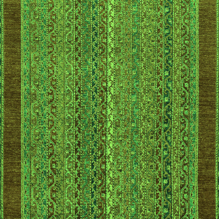 Machine Washable Abstract Green Modern Area Rugs, wshabs2883grn