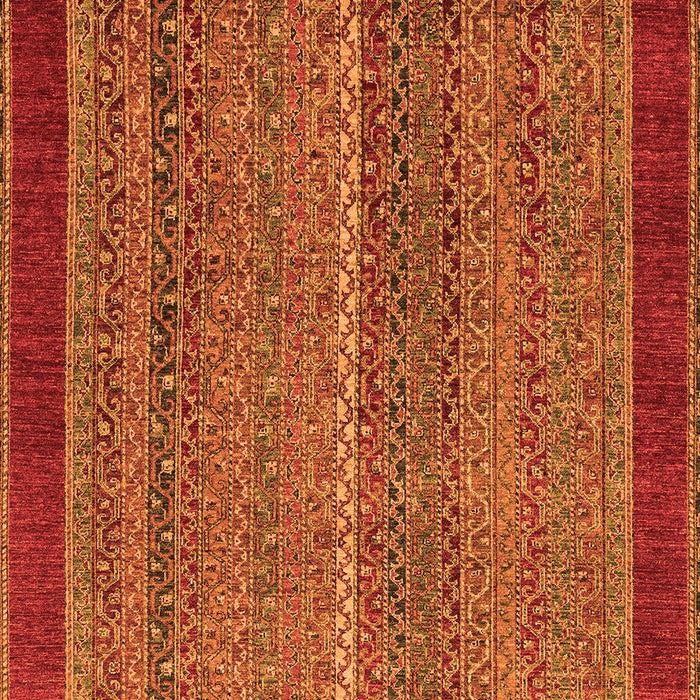 Abstract Orange Modern Rug, abs2883org