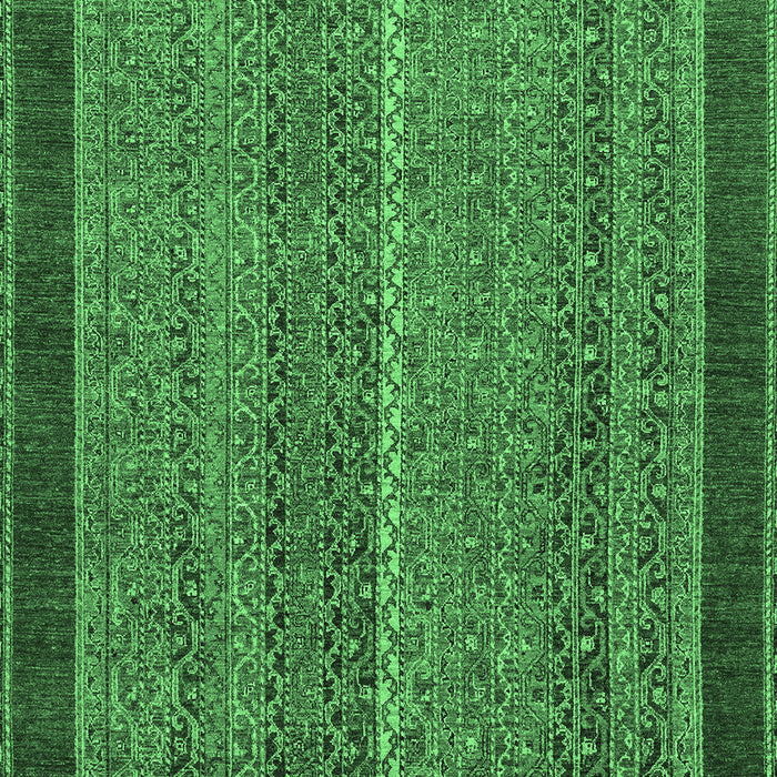Machine Washable Abstract Emerald Green Modern Area Rugs, wshabs2883emgrn