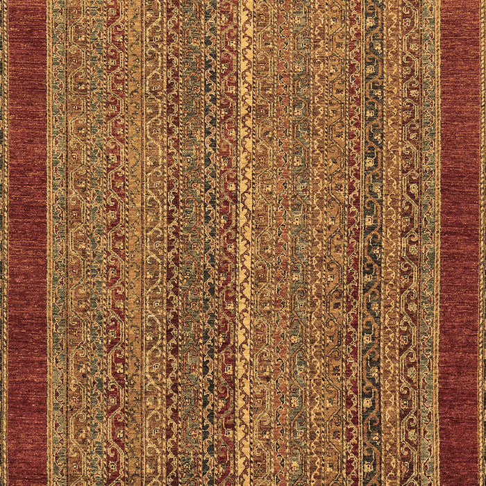 Machine Washable Abstract Brown Modern Rug, wshabs2883brn