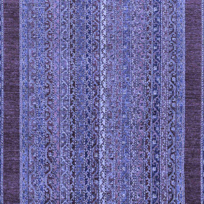 Machine Washable Abstract Blue Modern Rug, wshabs2883blu