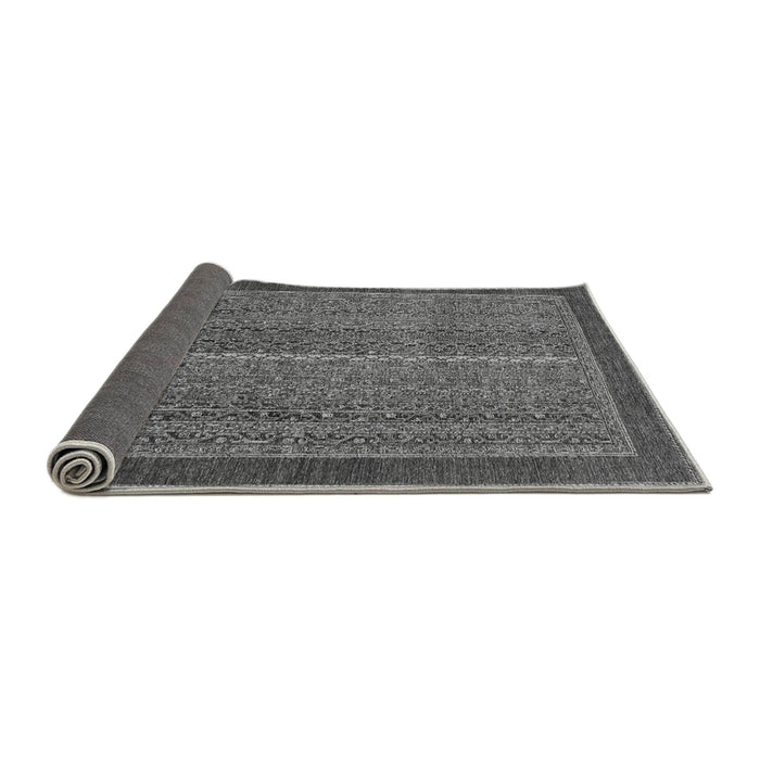 Sideview of Abstract Gray Modern Rug, abs2883gry