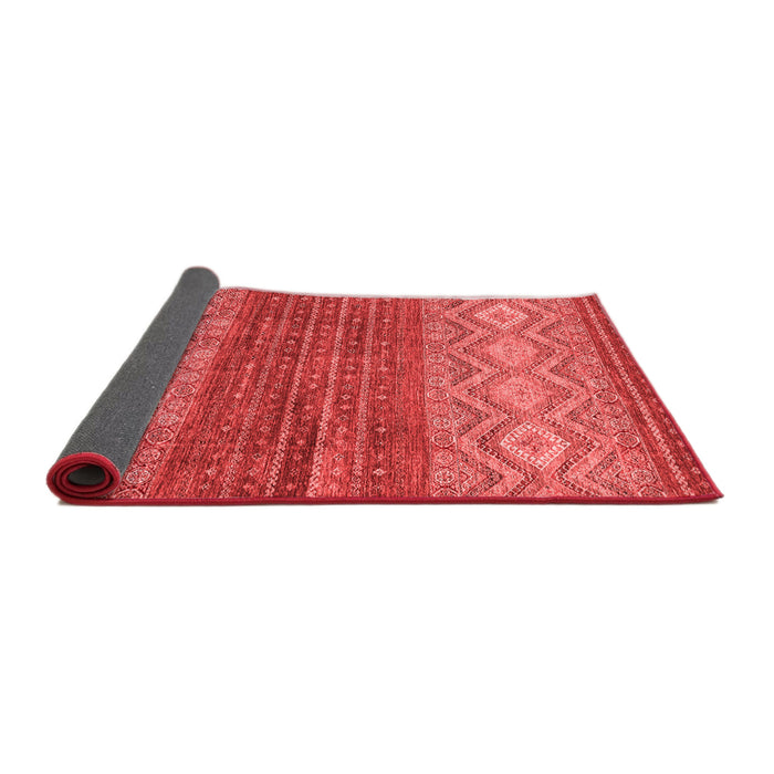 Abstract Red Modern Area Rugs