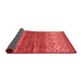 Abstract Red Modern Area Rugs