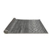 Sideview of Abstract Gray Modern Rug, abs2884gry