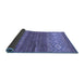 Sideview of Abstract Blue Modern Rug, abs2884blu