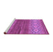 Sideview of Machine Washable Abstract Purple Modern Area Rugs, wshabs2884pur