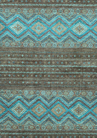 Abstract Light Blue Modern Rug, abs2884lblu