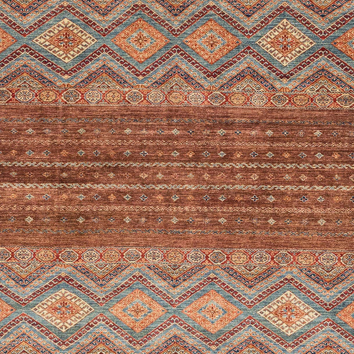 Machine Washable Abstract Light Copper Gold Rug, wshabs2884