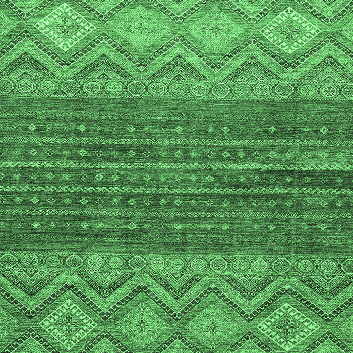 Abstract Emerald Green Modern Rug, abs2884emgrn