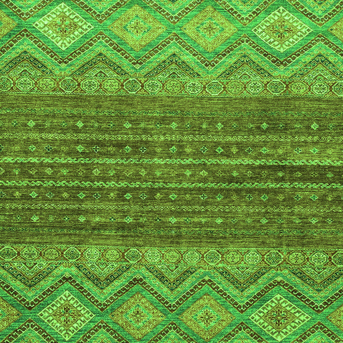 Abstract Green Modern Rug, abs2884grn