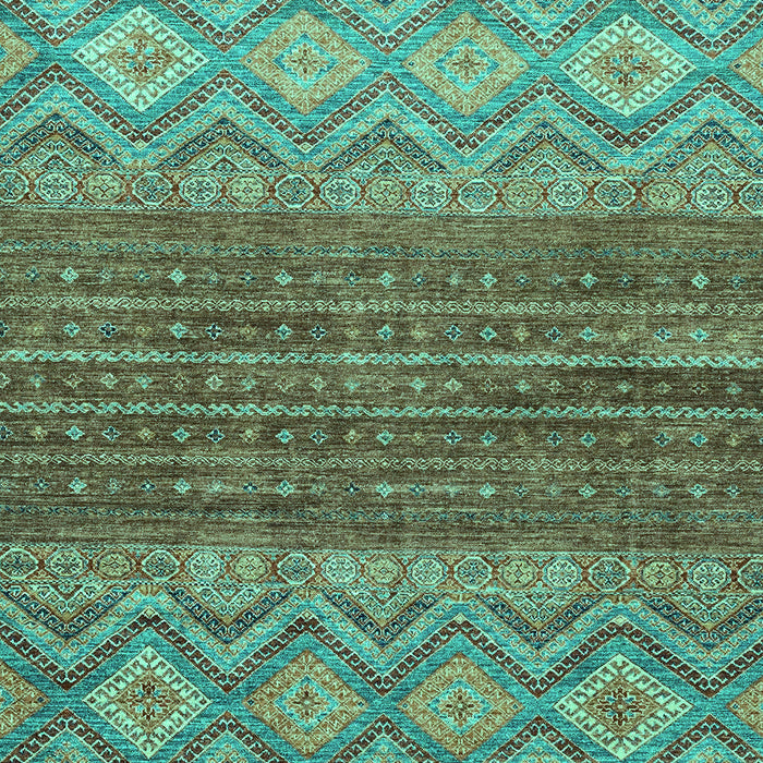 Abstract Turquoise Modern Rug, abs2884turq