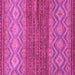 Square Abstract Pink Modern Rug, abs2884pnk