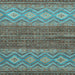 Square Abstract Light Blue Modern Rug, abs2884lblu