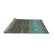 Sideview of Machine Washable Abstract Light Blue Modern Rug, wshabs2884lblu