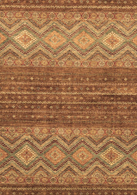 Abstract Brown Modern Rug, abs2884brn